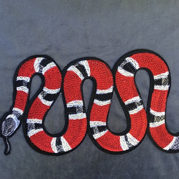 Snake Pillow Velour Gray 20” x 20” NWT - Picture 2 of 4